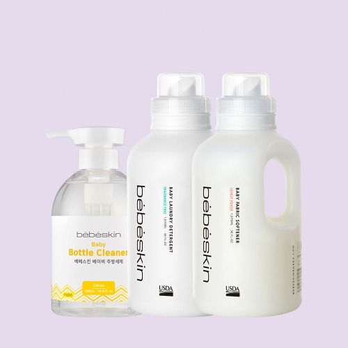 Идеи подарков Bebeskin Тройной концентрат смягчитель ткани Выбор аромата 1070 мл Детская жидкость для мытья посуды Цитрус 500 мл