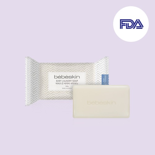 1 x 180 г Bebeskin Baby Laundry Soap Baby Powder Scent