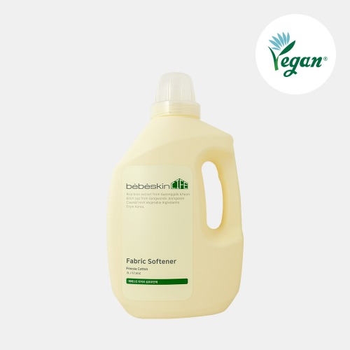 1 x 2 л веганского сертифицированного смягчающего средства для тканей Bebeskin Life с ароматом хлопка фрезии